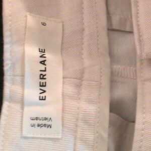 Everlane  Tencel Linen Women's Pleated Pants, Size 6